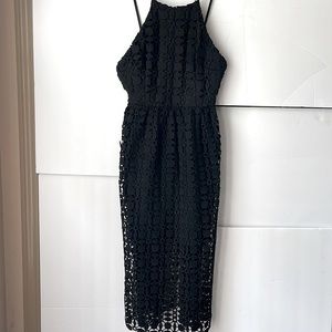 Romeo and Juliet Black Cocktail Dress-wedding Guest